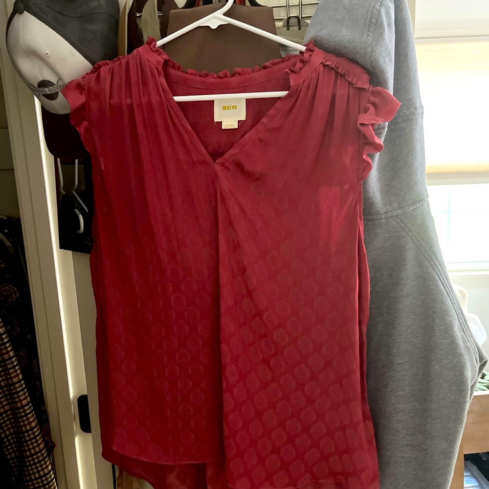 Anthropologie Pink top